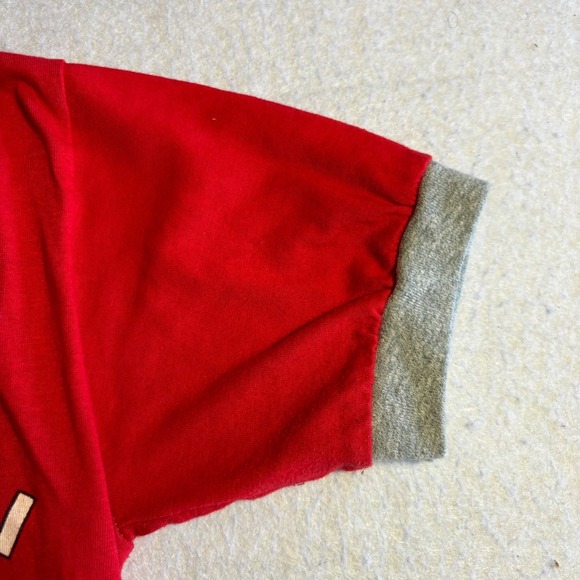 Vintage Ft Robinson State Park Ringer T Shirt Red Graphic Tee Men's S - Picture 4 of 8